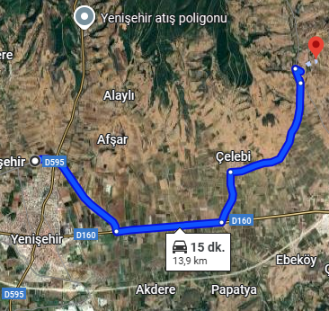 BURSA YENİŞEHİR TERZİLER MAH.TARLANIN 3962M² Sİ SATILIK - BURSA YENİŞEHİR fotoğraf 4